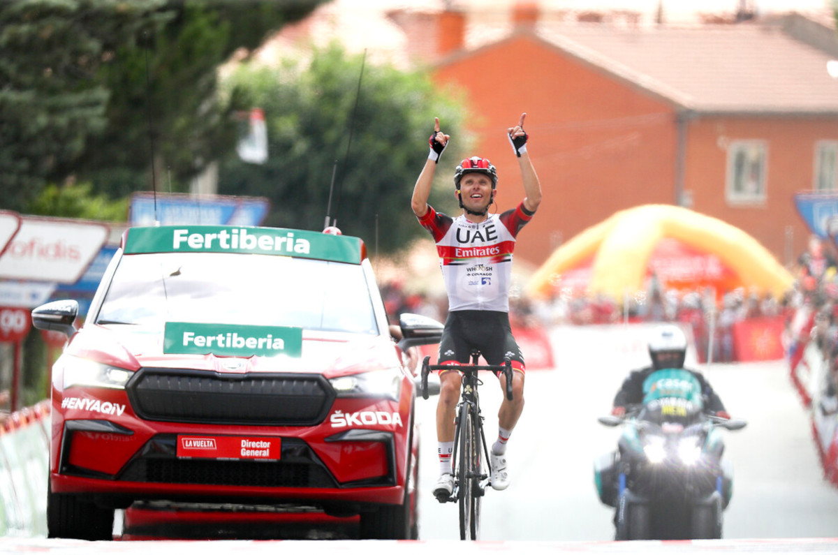 Rafał Majka wygrywa 15. etap Vuelta a Espana 2021, fot. materiały prasowe ASO